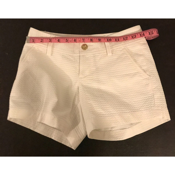 Lilly Pulitzer Callahan Resort White Callahan 5" Cotton Shorts - Size 00 - NWT - Picture 9 of 16